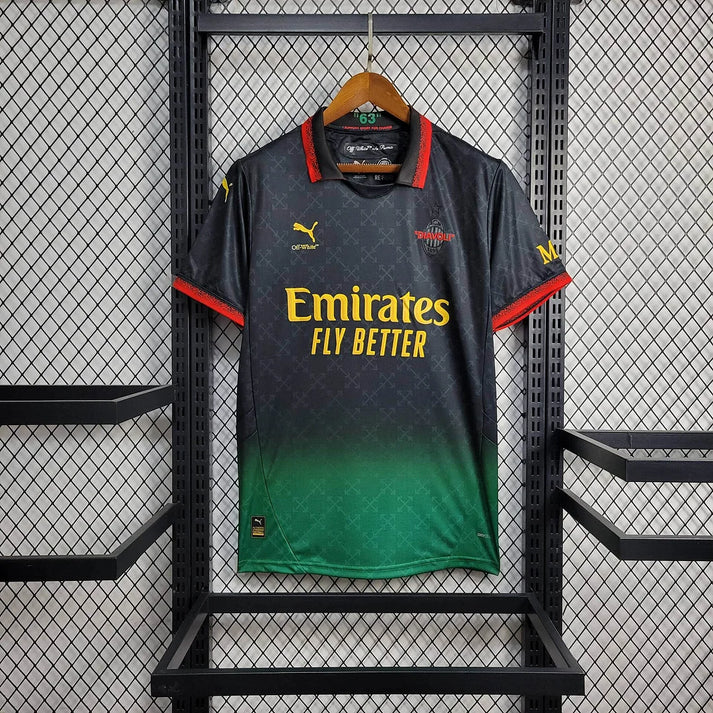 2024/2025 AC Milan x OFF-WHITE Football Shirt 1:1 Thai Quality
