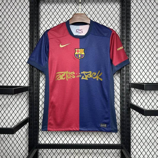 Barcelona x Travis Scott 24/25 Football Home Jersey